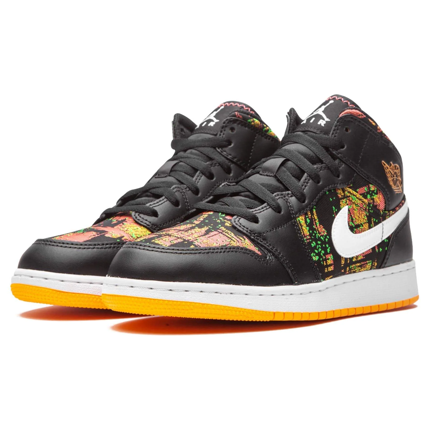 Air Jordan 1 Mid GS 'Black Laser Orange' - Image 2