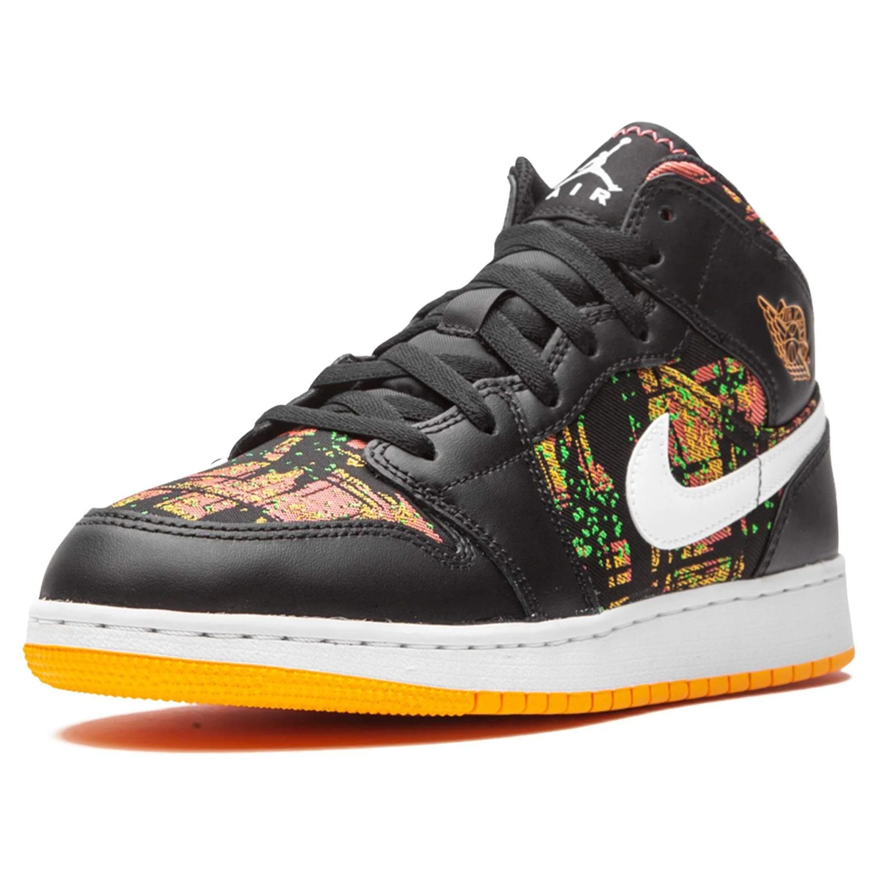 Air Jordan 1 Mid GS 'Black Laser Orange' - Image 3
