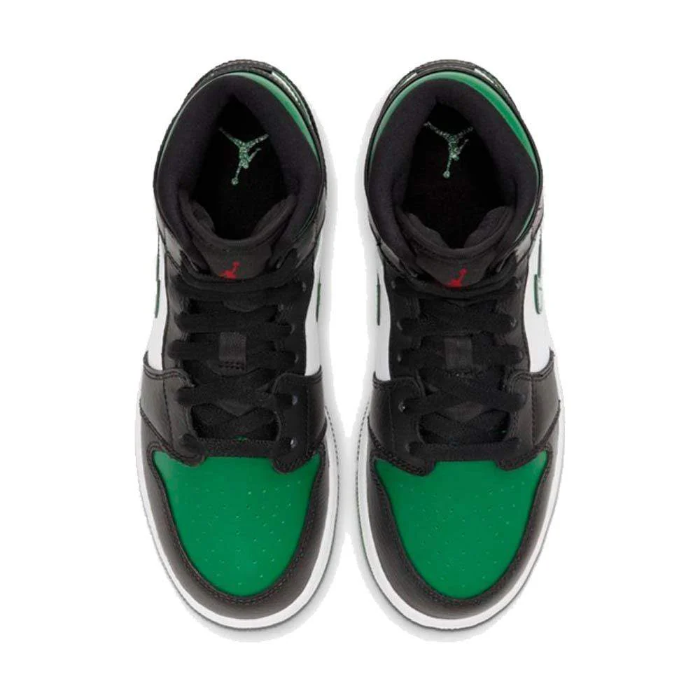 Air Jordan 1 Mid GS 'Black Pine Green' - Image 3