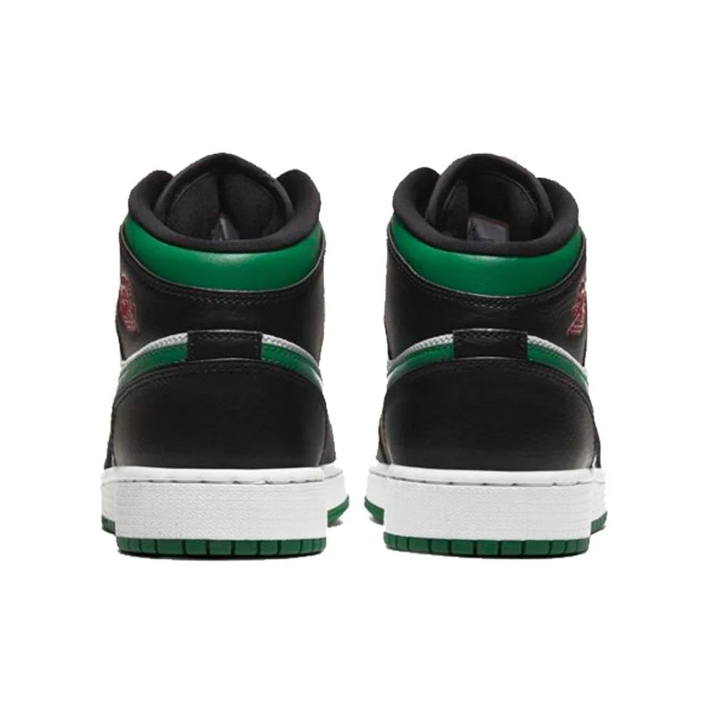 Air Jordan 1 Mid GS 'Black Pine Green' - Image 4