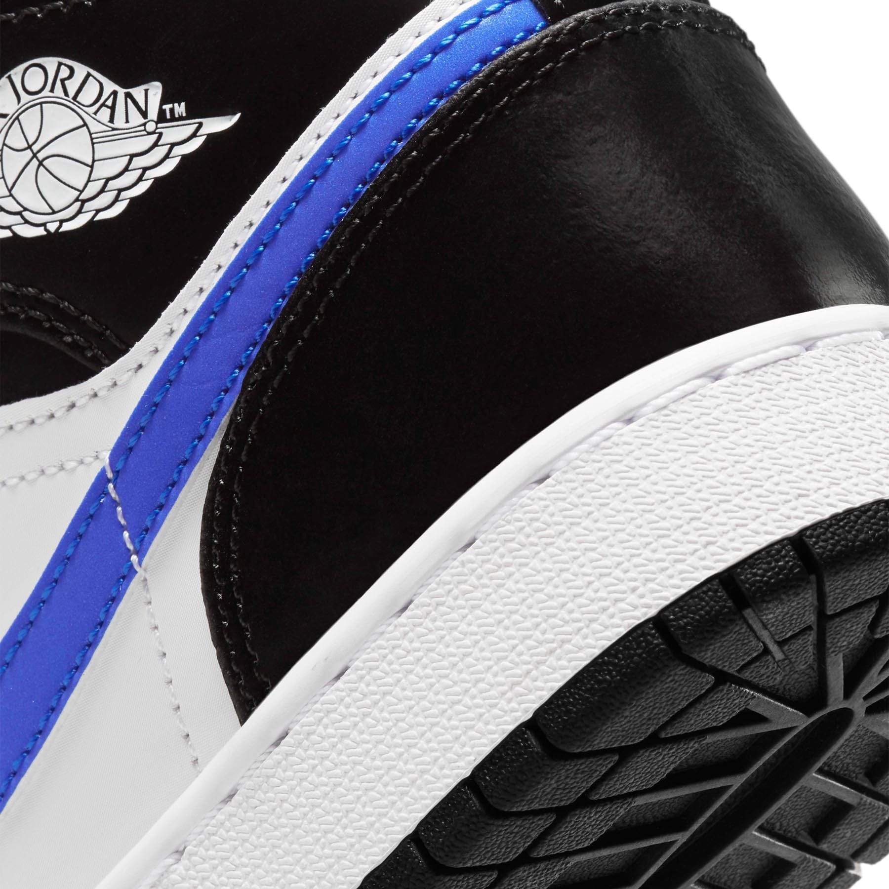 Air Jordan 1 Mid GS 'Black Racer Blue' - Image 7