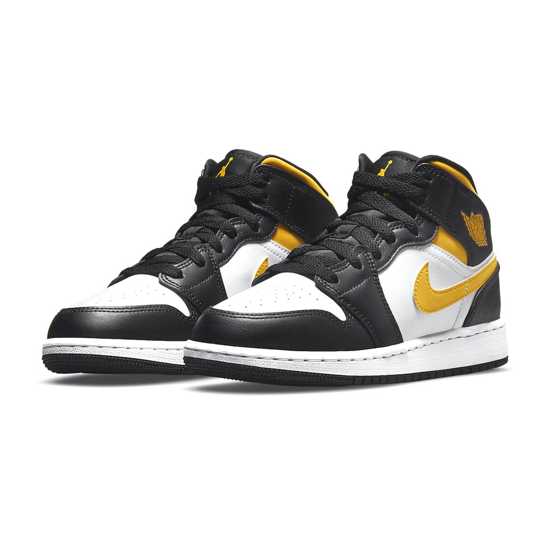 Air Jordan 1 Mid GS 'White Pollen Black' - Image 2