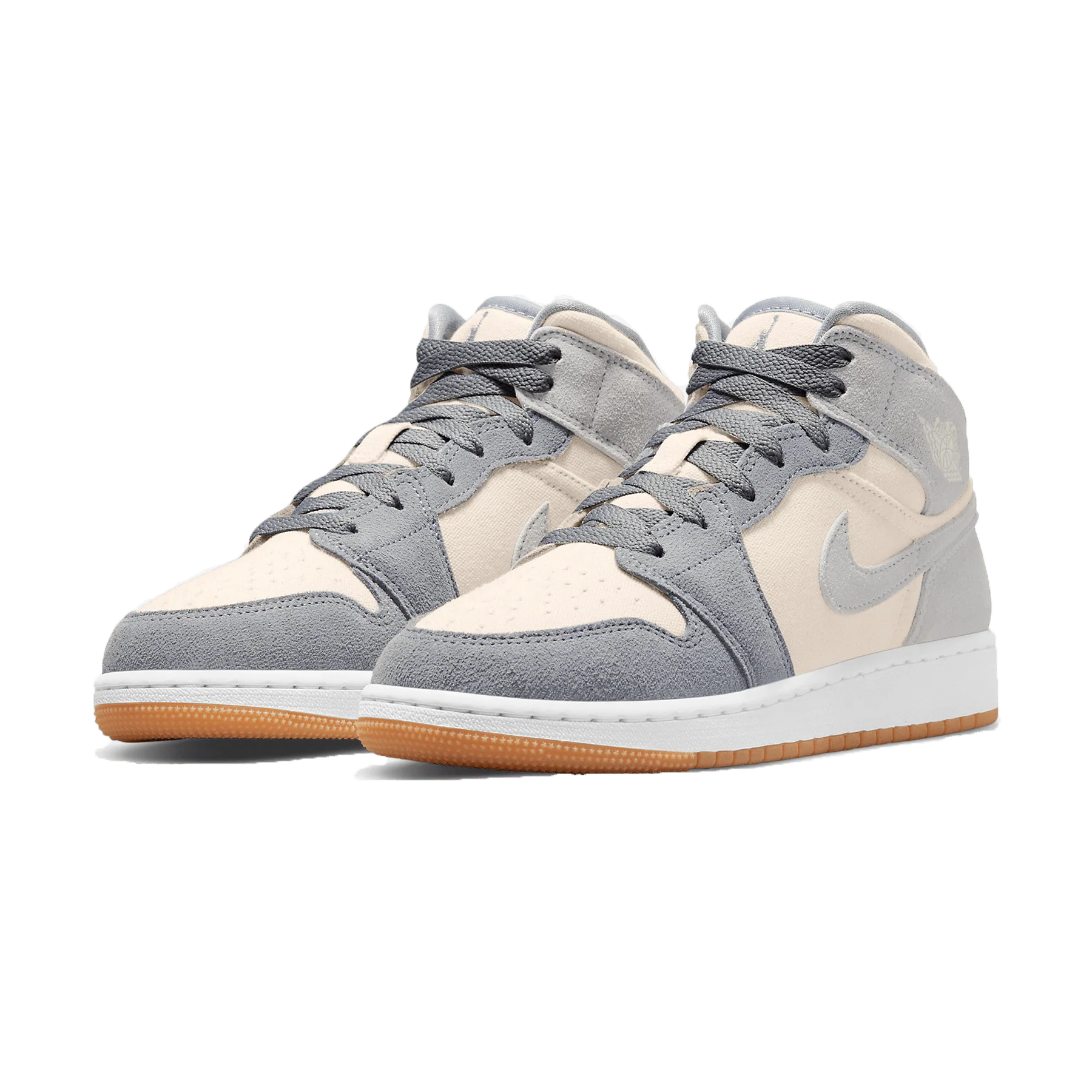 Air Jordan 1 Mid GS 'Coconut Milk Particle Grey' - Image 2