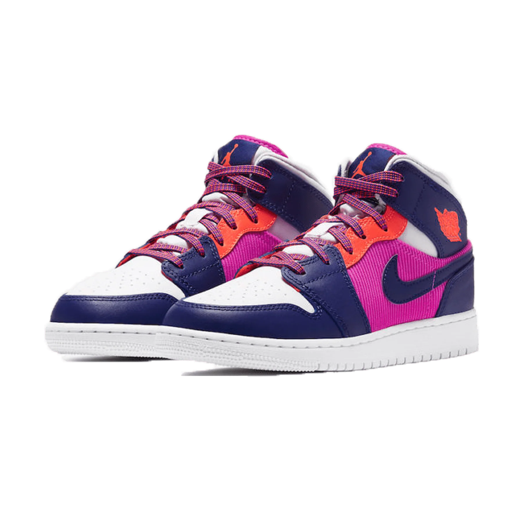 Air Jordan 1 Mid GS 'Fire Pink' - Image 2