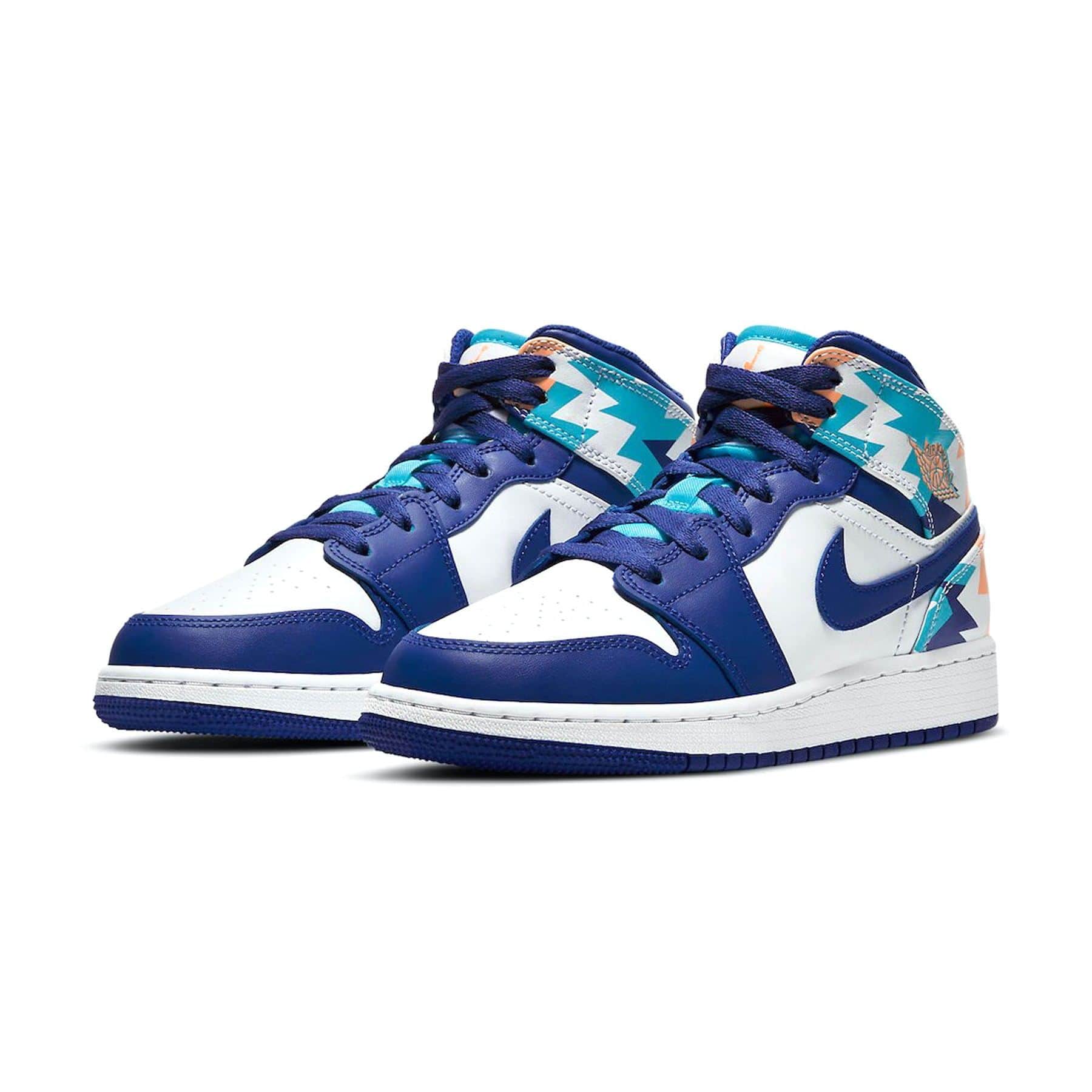 Air Jordan 1 Mid GS 'Geometric Print' - Image 2