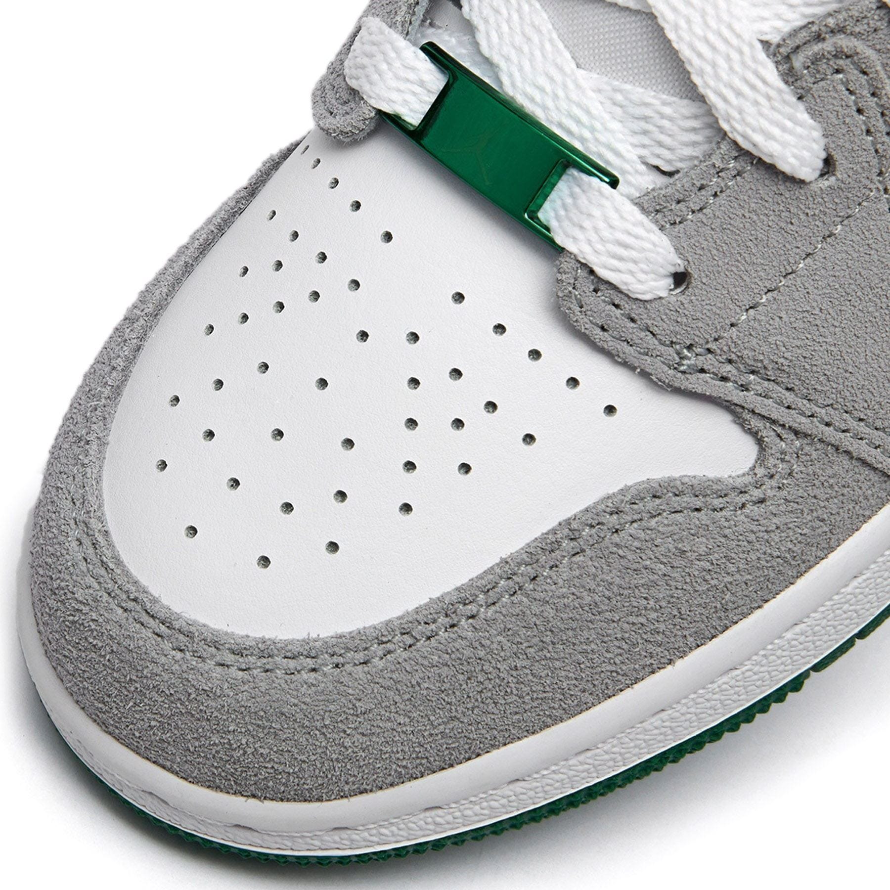 Air Jordan 1 Mid GS 'Green Grey' - Image 6