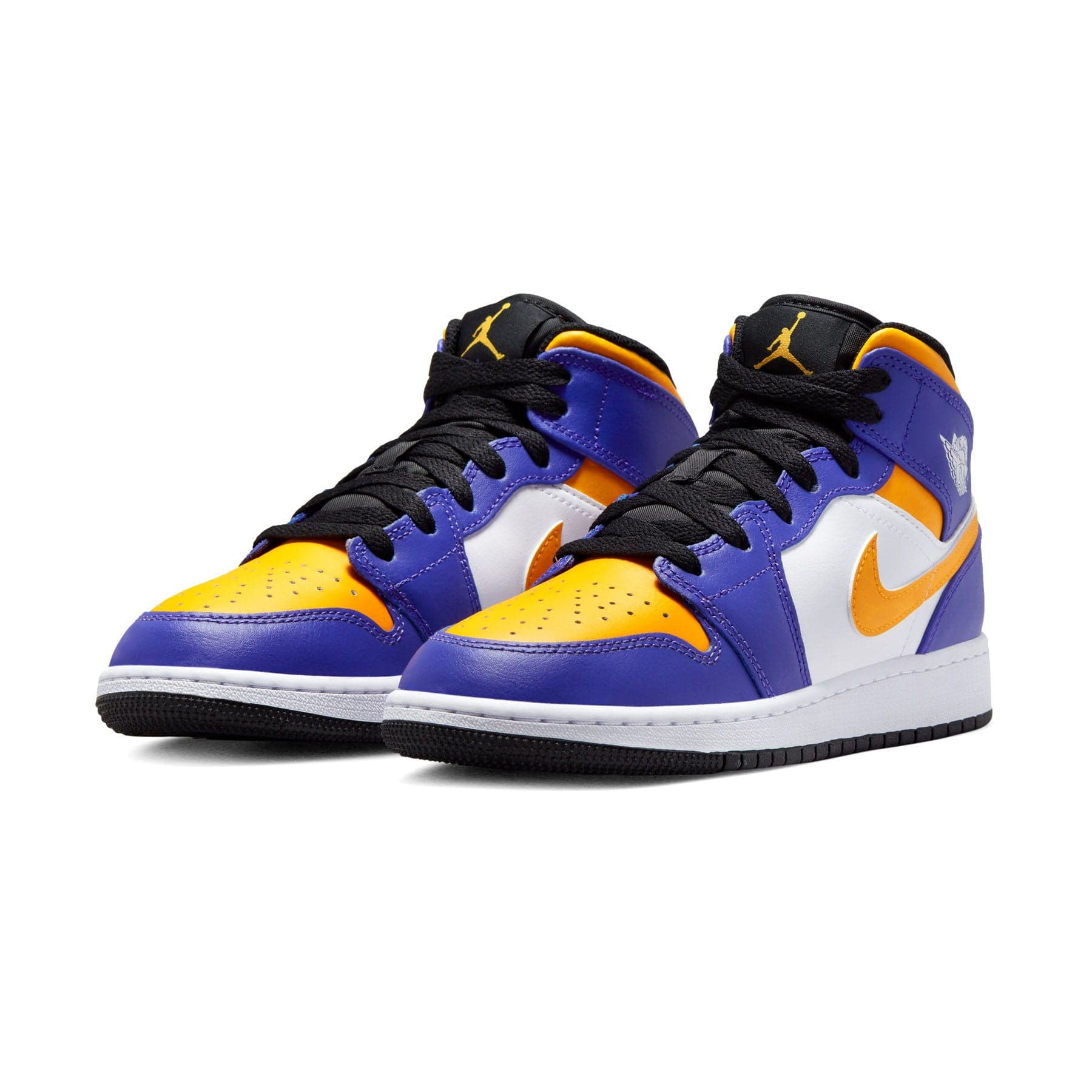 Air Jordan 1 Mid GS 'Lakers' - Image 2
