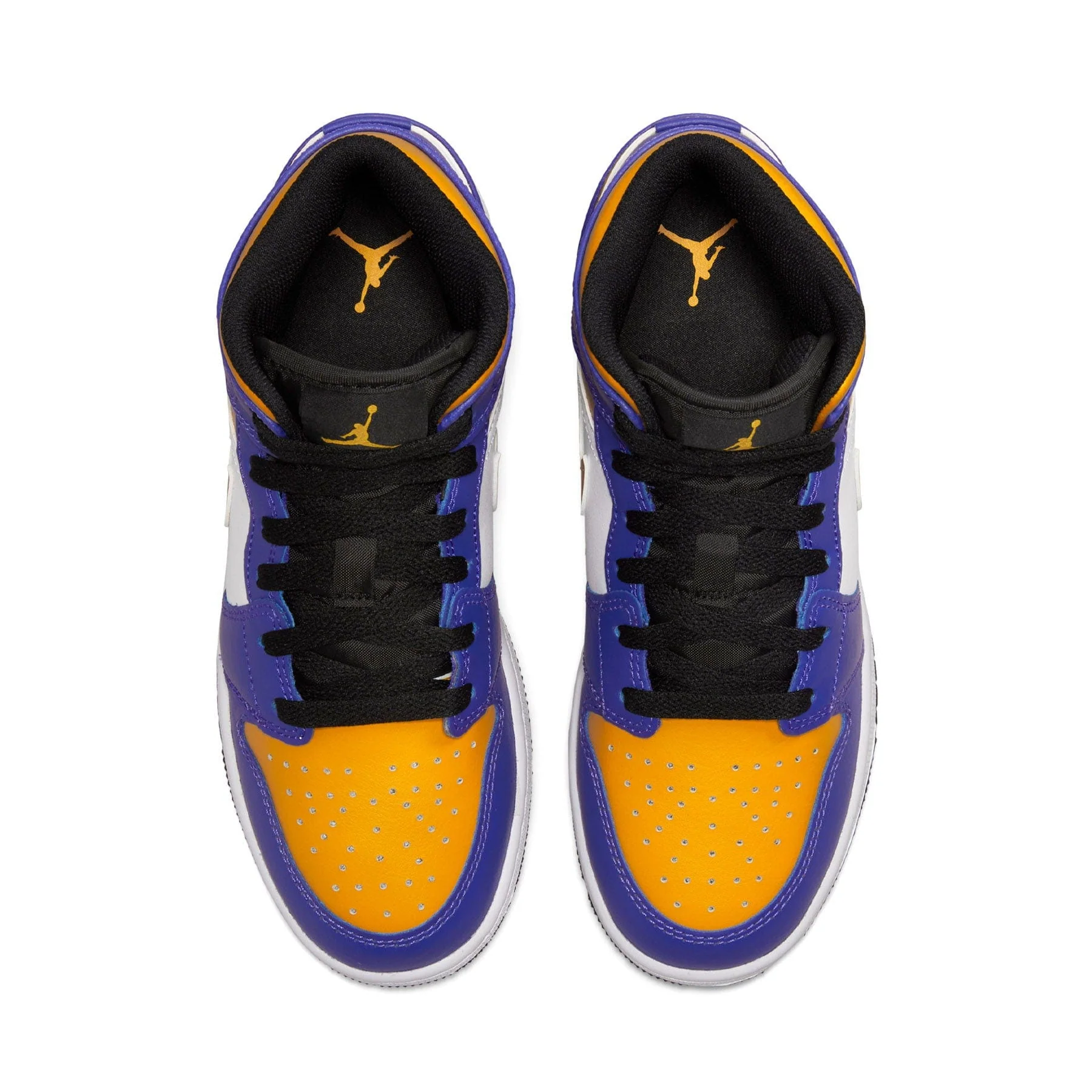 Air Jordan 1 Mid GS 'Lakers' - Image 4