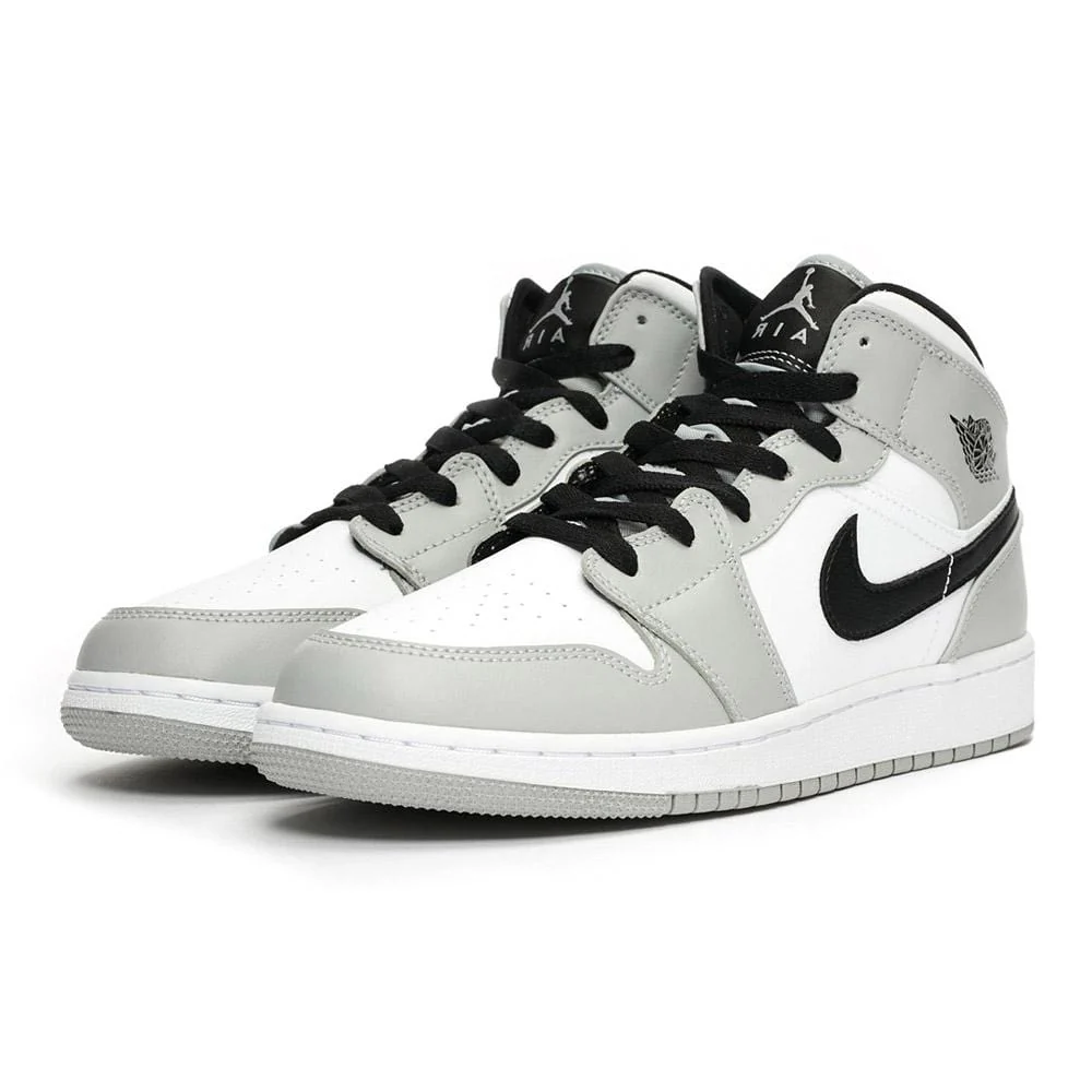 Air Jordan 1 Mid GS "Light Smoke Grey" - Image 2