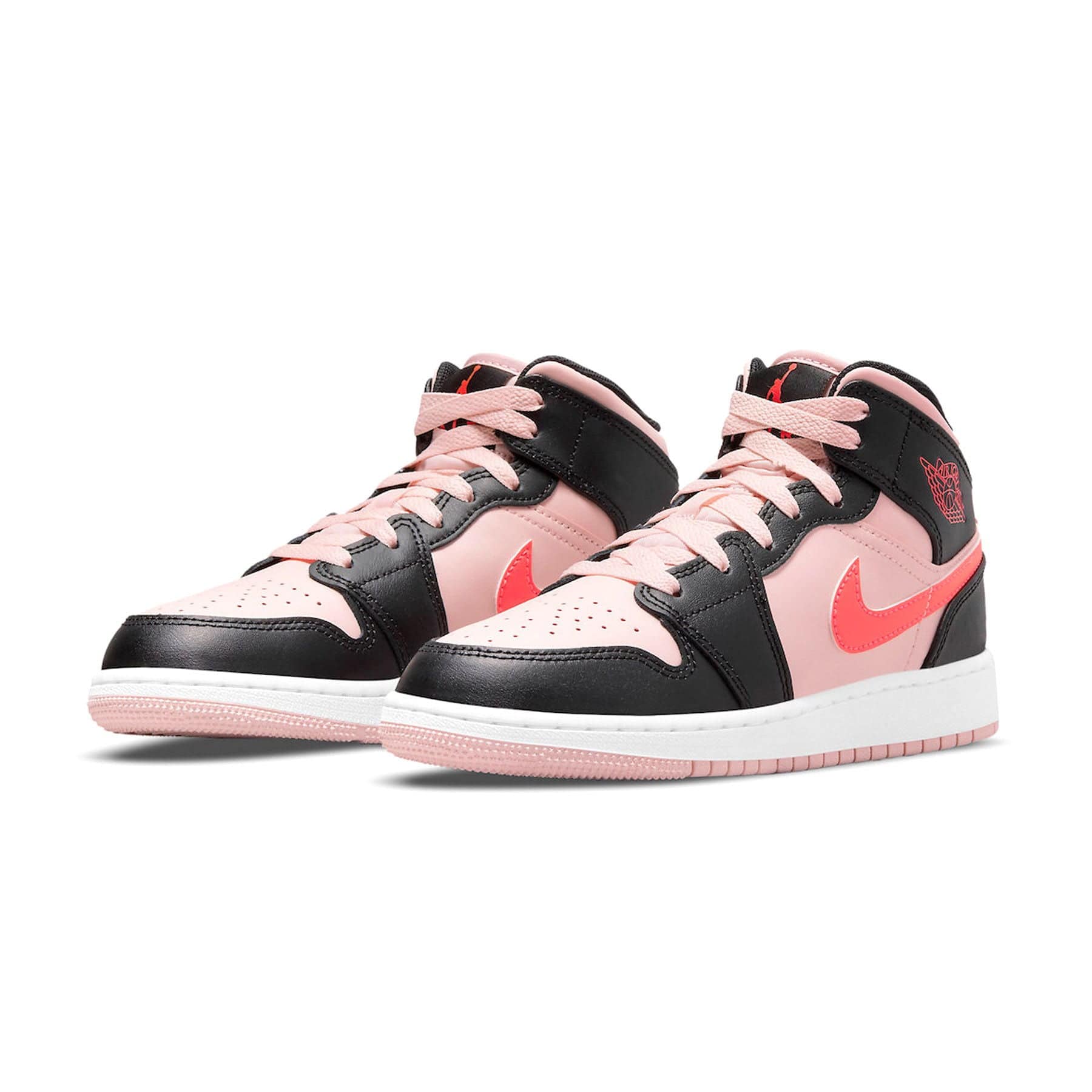 Air Jordan 1 Mid GS Black Pink Crimson - Image 2