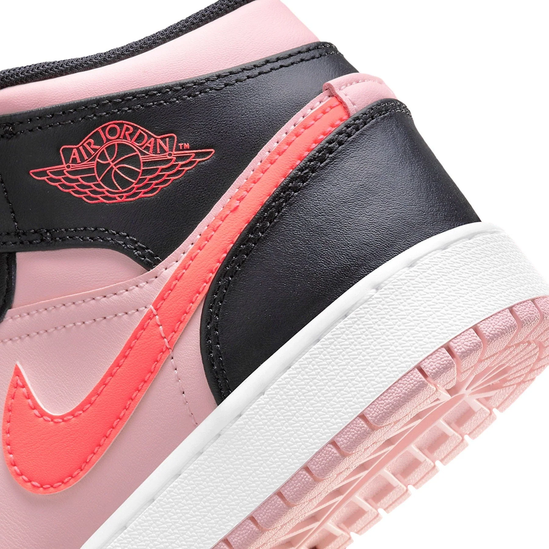 Air Jordan 1 Mid GS Black Pink Crimson - Image 7