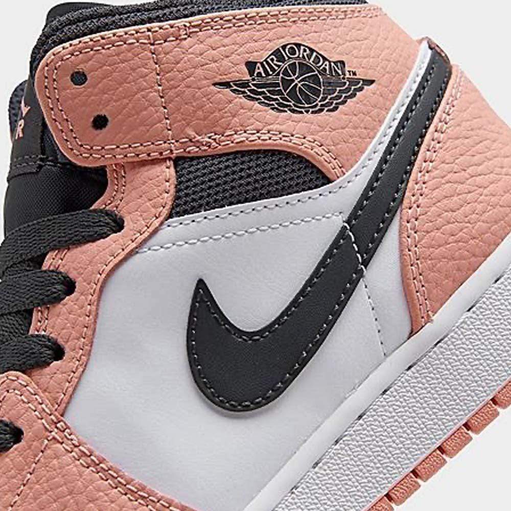 Air Jordan 1 Mid GS 'Pink Quartz' - Image 7