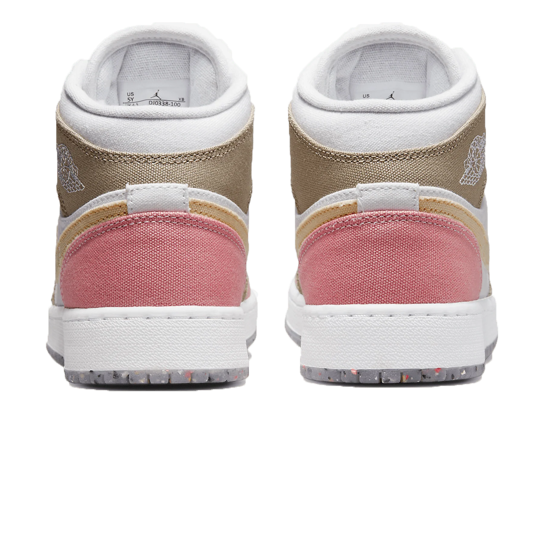 Air Jordan 1 Mid GS Pink Tan - Image 3