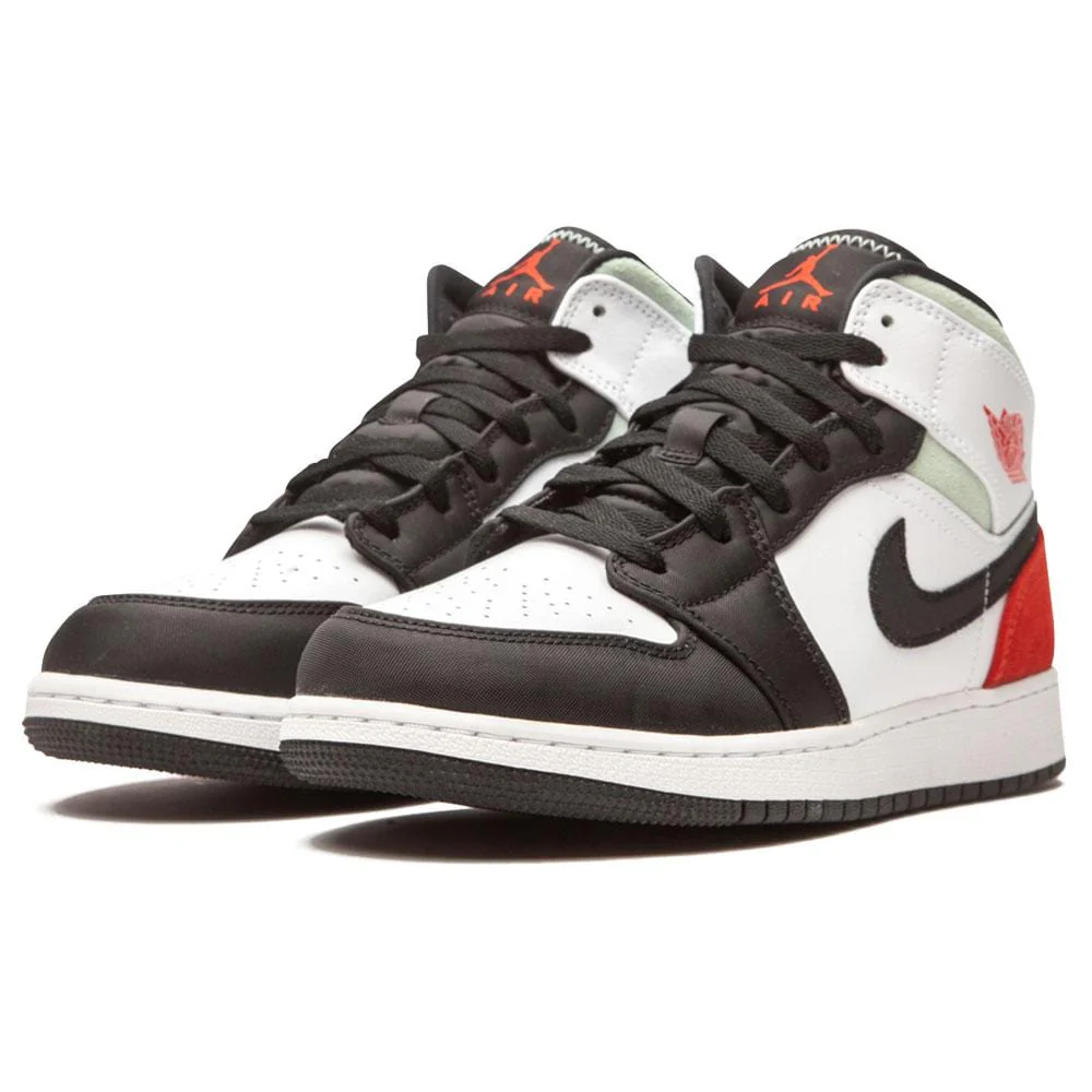 Air Jordan 1 Mid GS 'Red Mint' - Image 2
