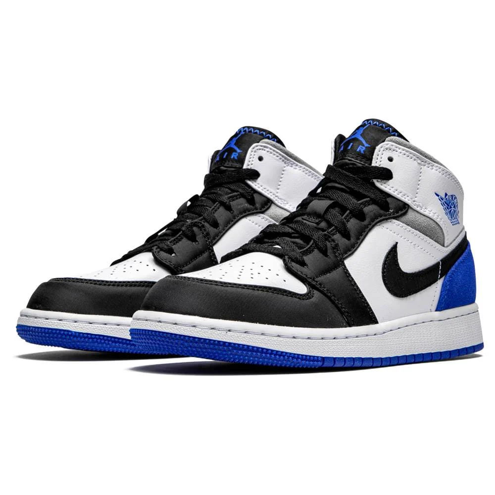 Air Jordan 1 Mid GS 'Royal White' - Image 2