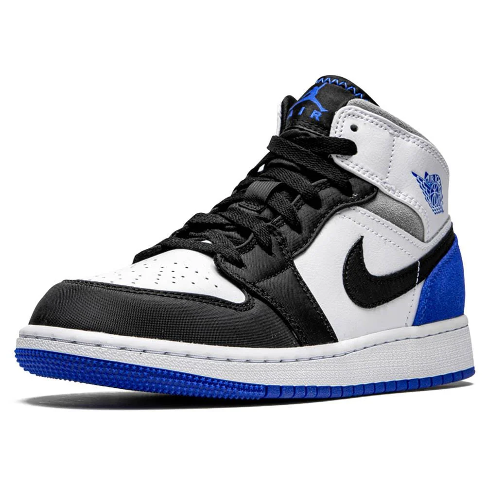Air Jordan 1 Mid GS 'Royal White' - Image 4
