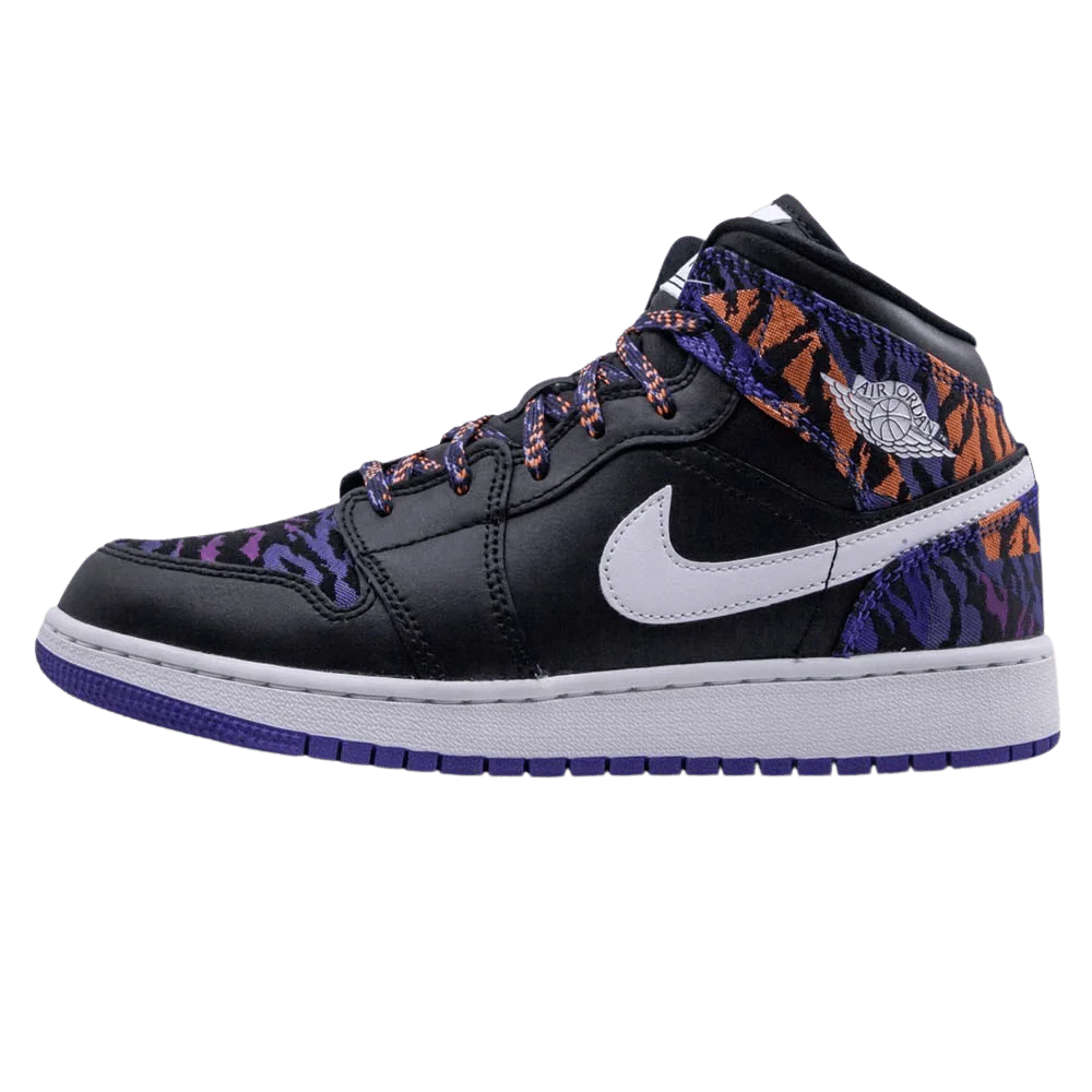 Air Jordan 1 Mid GS 'Tiger Print'