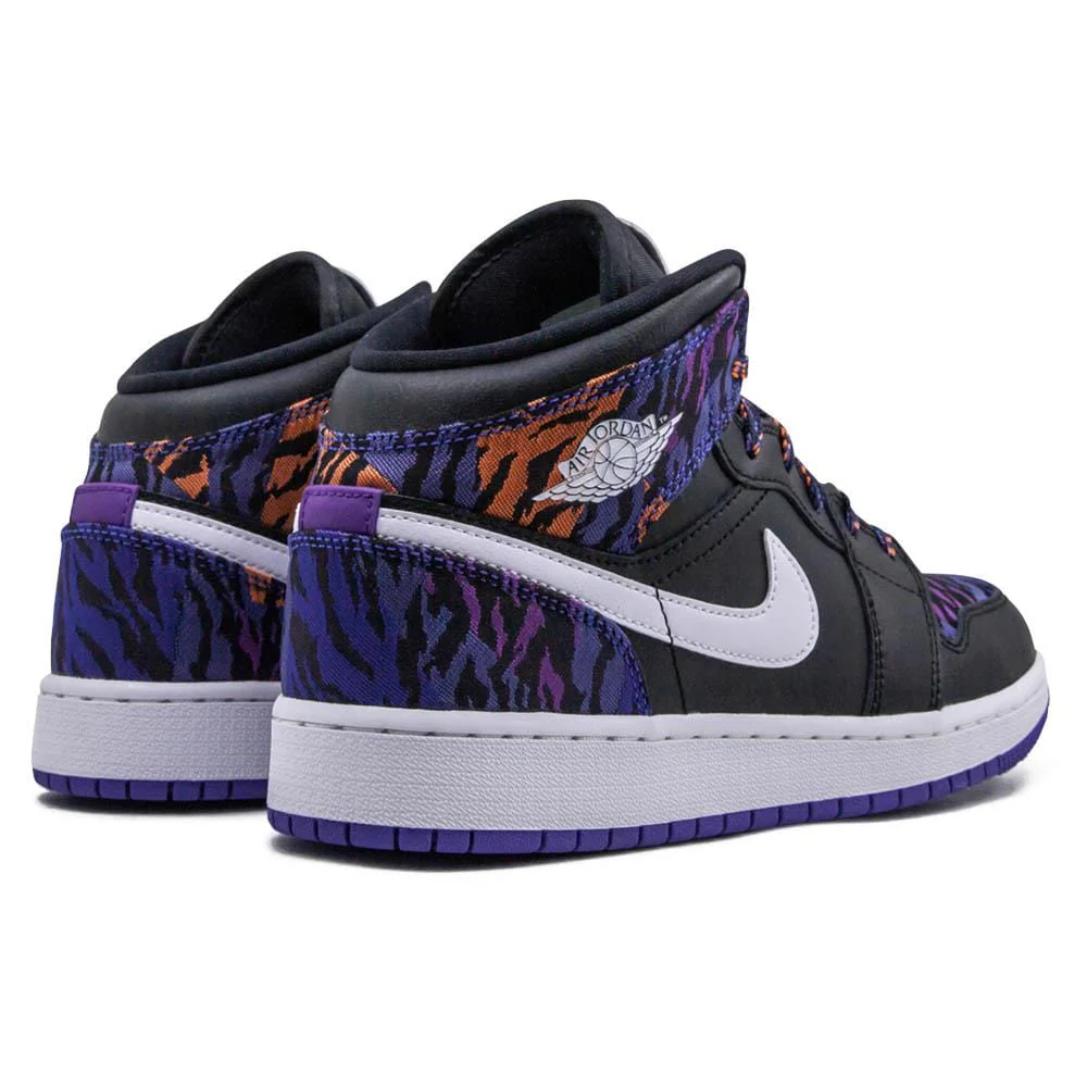 Air Jordan 1 Mid GS 'Tiger Print' - Image 4