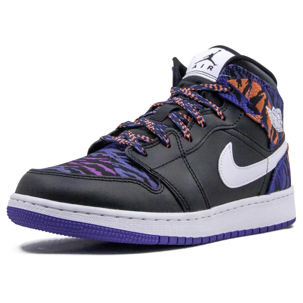 Air Jordan 1 Mid GS 'Tiger Print' - Image 5