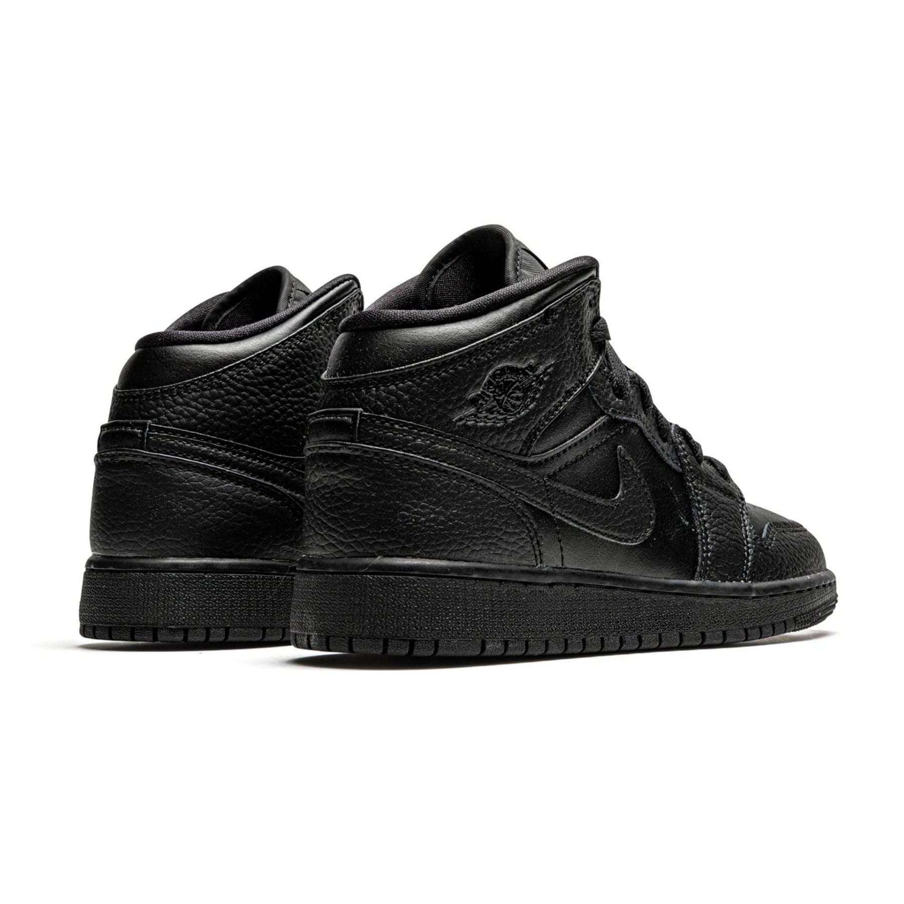 Air Jordan 1 Mid GS 'Triple Black' 2020 - Image 3