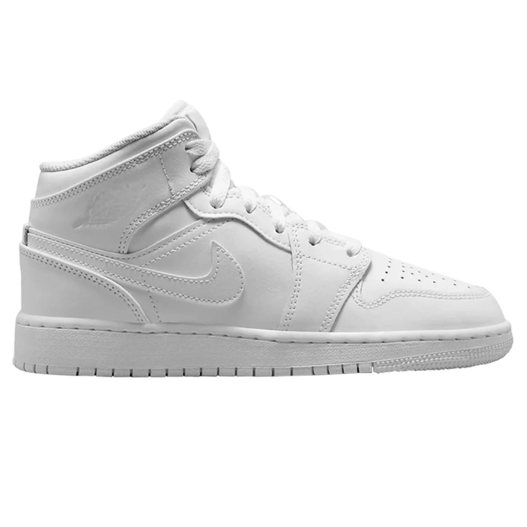 Air Jordan 1 Mid GS 'Triple White' 2023 - Image 2
