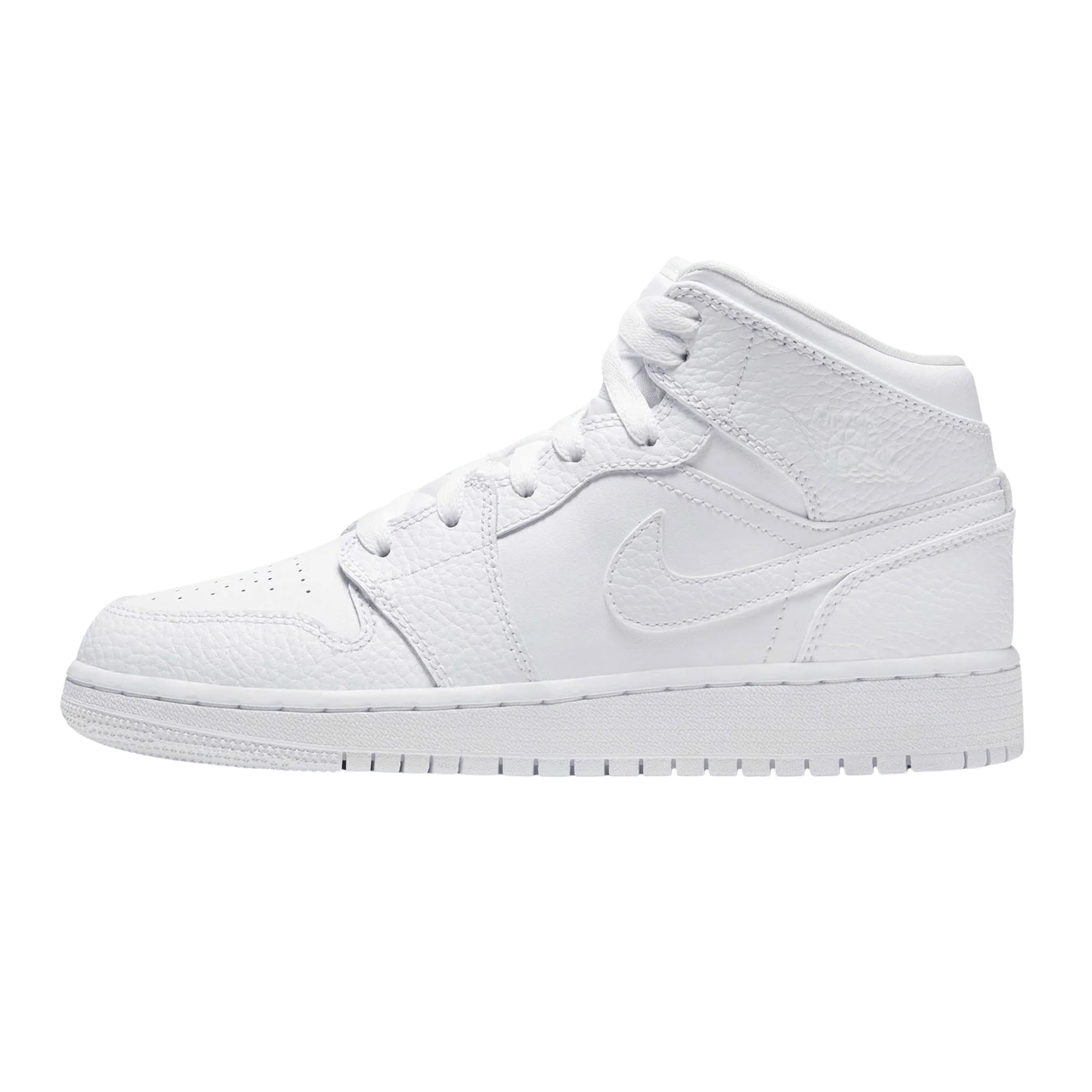 Air Jordan 1 Mid GS 'Triple White' - Image 2