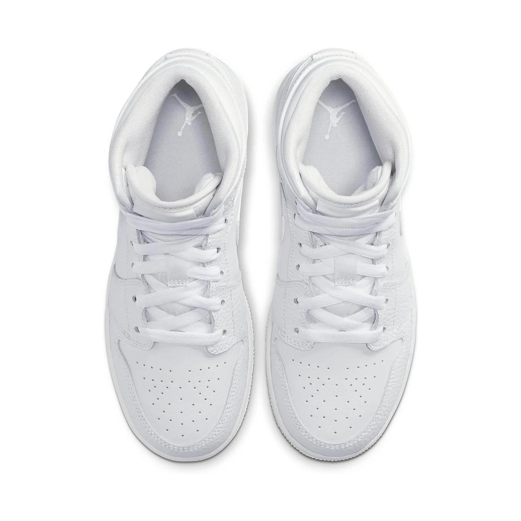Air Jordan 1 Mid GS 'Triple White' - Image 4
