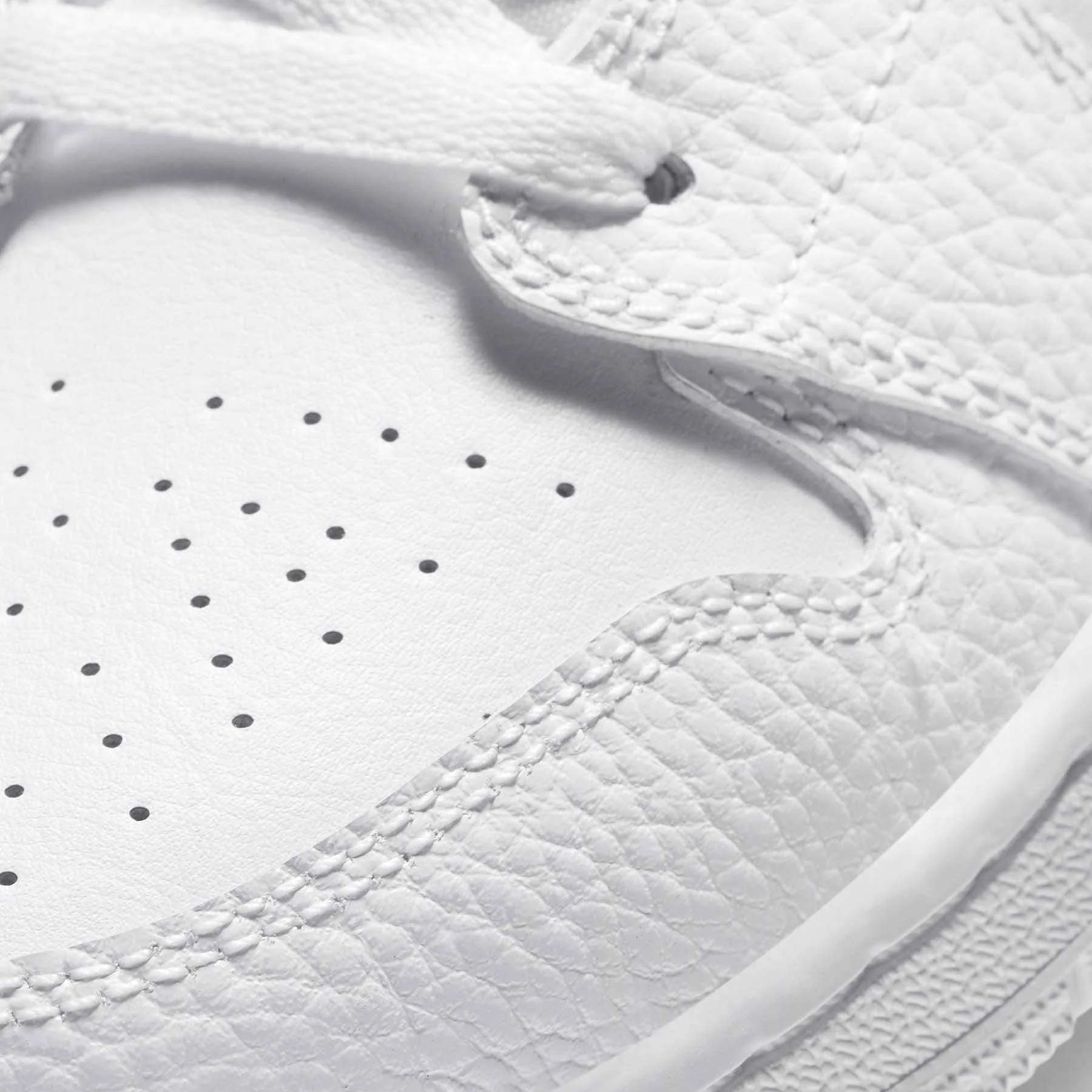 Air Jordan 1 Mid GS 'Triple White' - Image 8