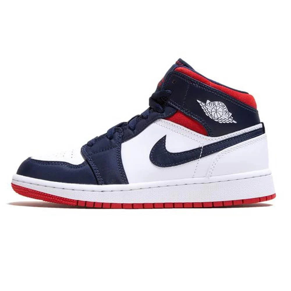 Air Jordan 1 Mid GS 'USA Olympic' - Image 2