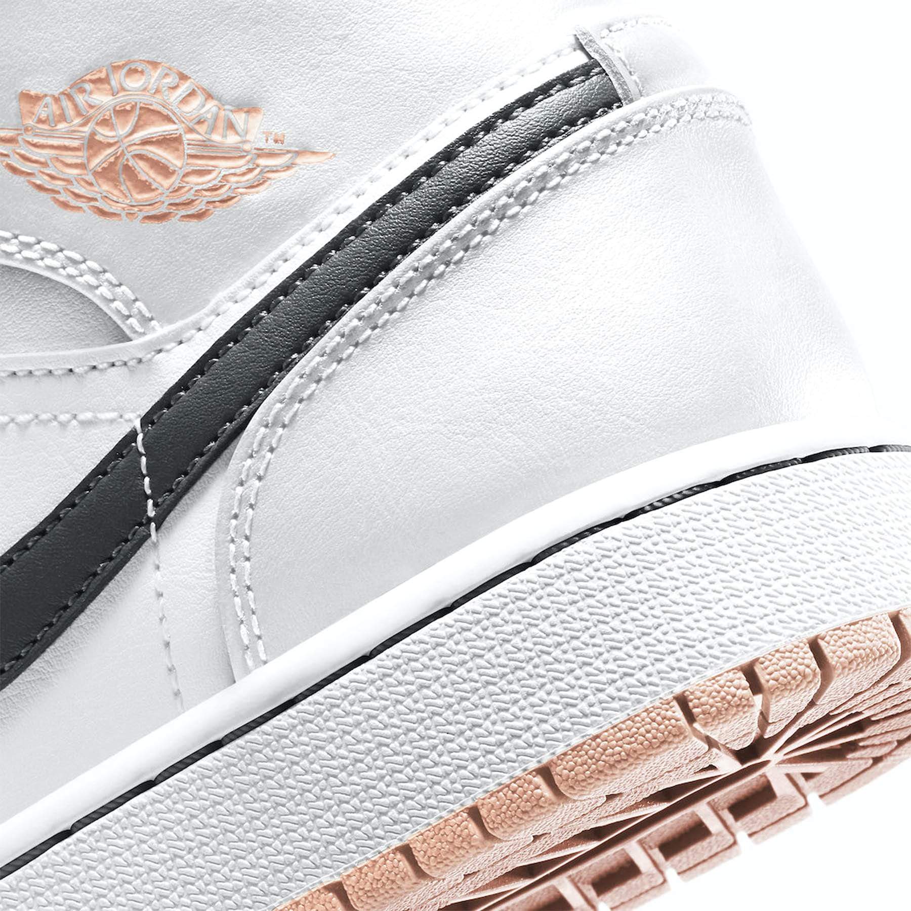 Air Jordan 1 Mid GS 'White Arctic Orange' - Image 6