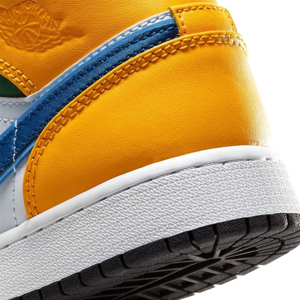 Air Jordan 1 Mid GS 'White Court Purple Teal' - Image 7