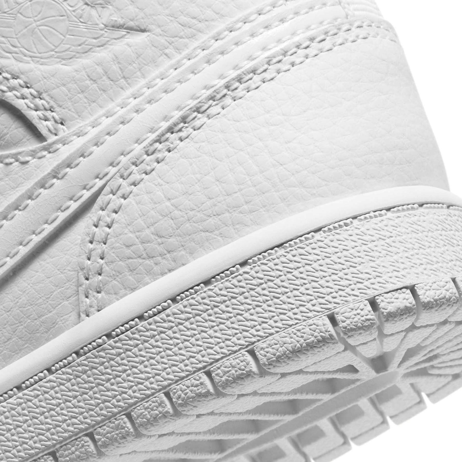 Air Jordan 1 Mid PS Triple White - Image 6