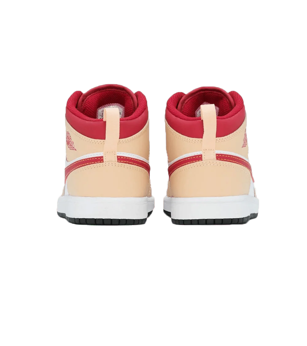Air Jordan 1 Mid PS 'Light Curry Cardinal Red' - Image 7