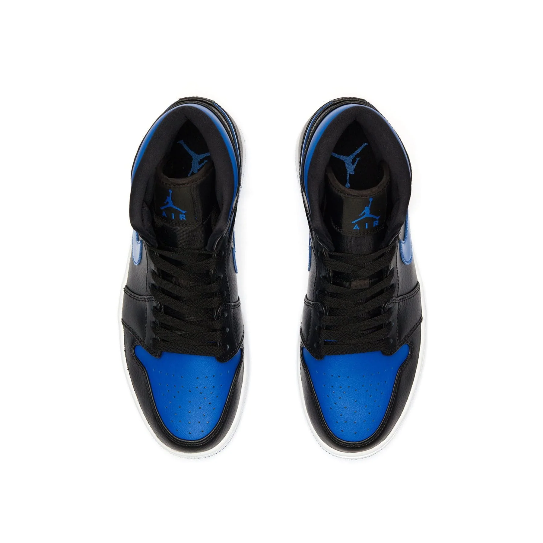 Air Jordan 1 Mid 'Black Hyper Royal' - Image 3