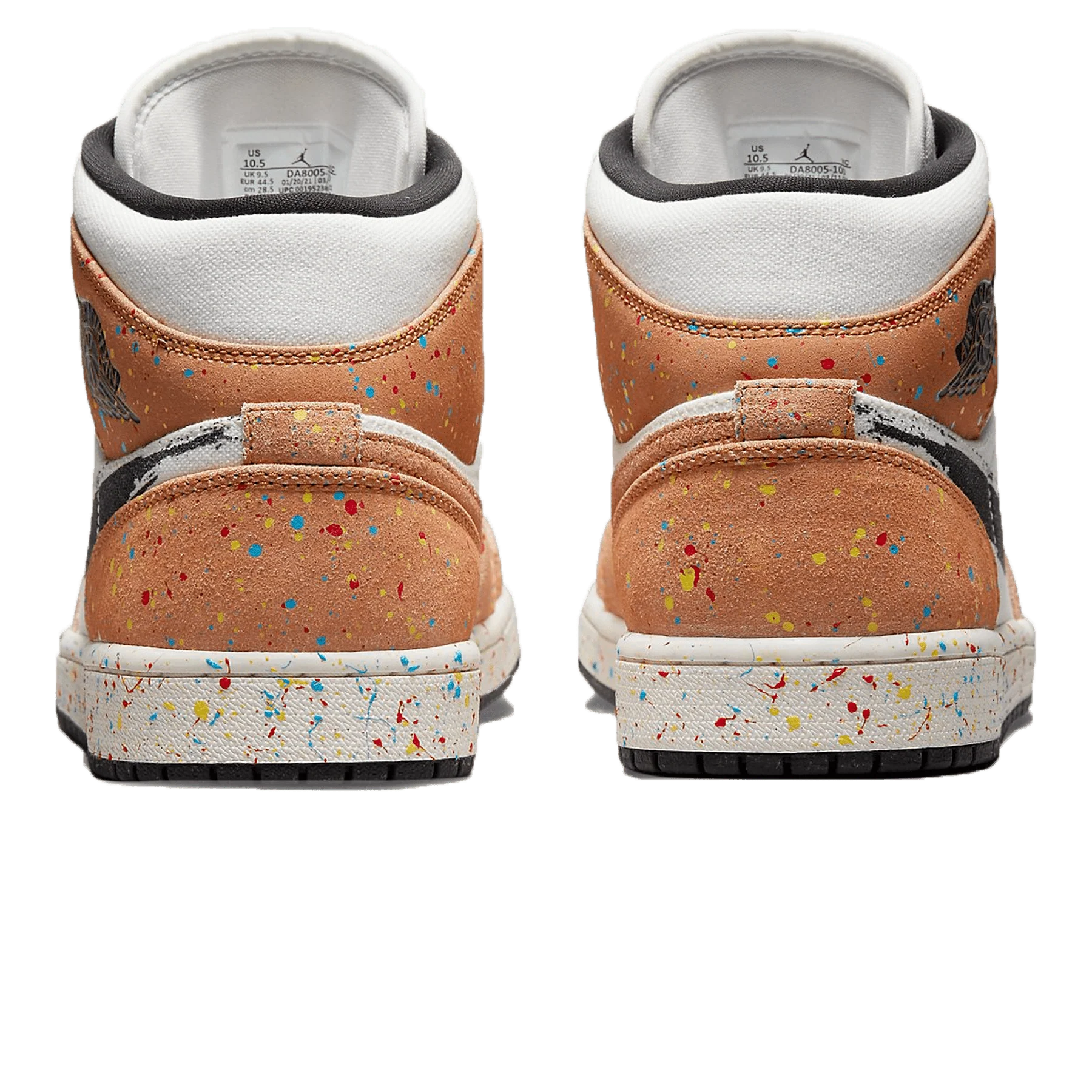 Air Jordan 1 Mid SE 'Brushstroke Paint Splatter' - Image 3