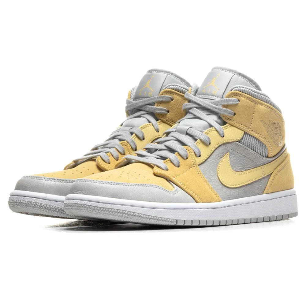 Air Jordan 1 Mid SE Grey Fog Lemon Wash - Image 3