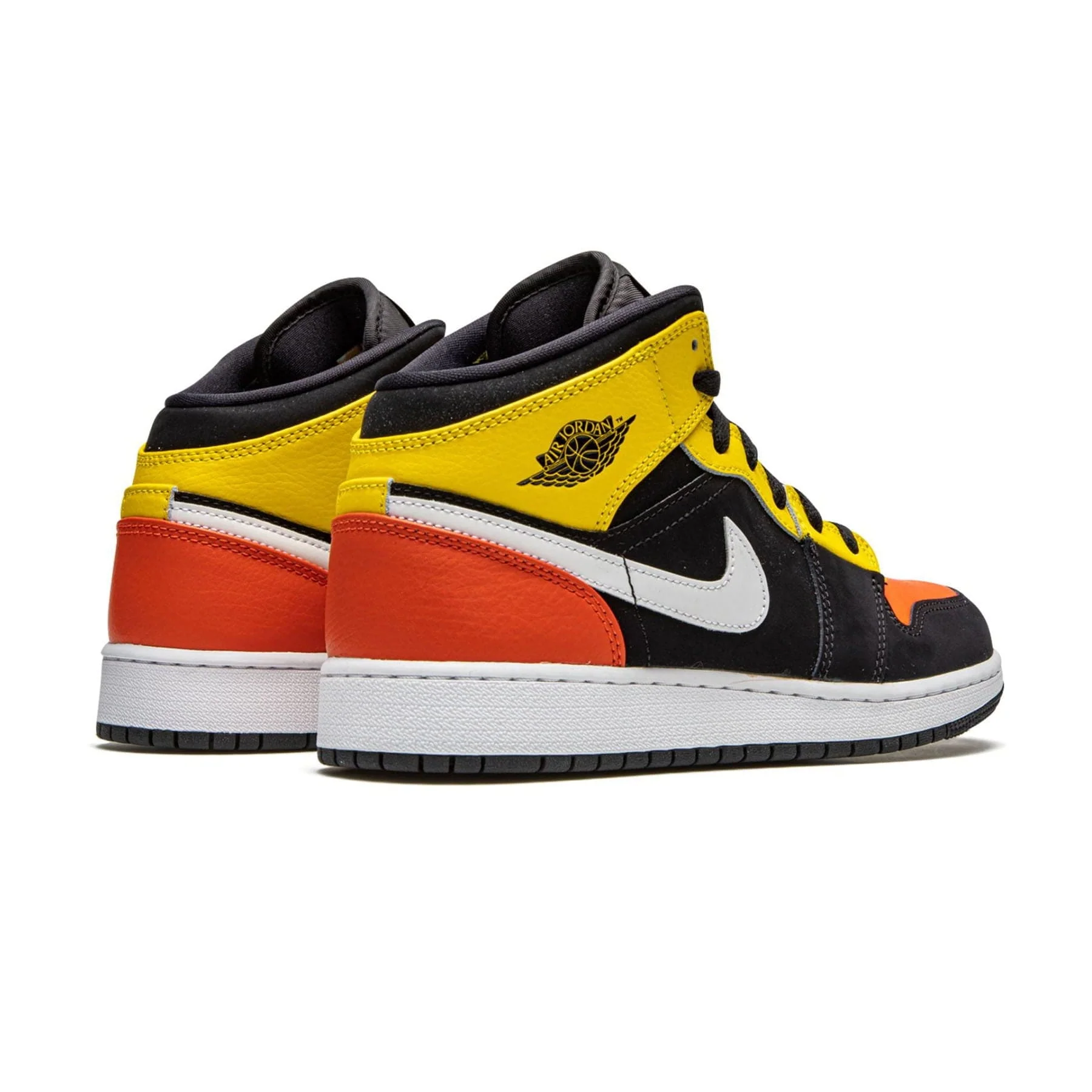 Air Jordan 1 Mid SE GS 'Amarillo Team Orange' - Image 3