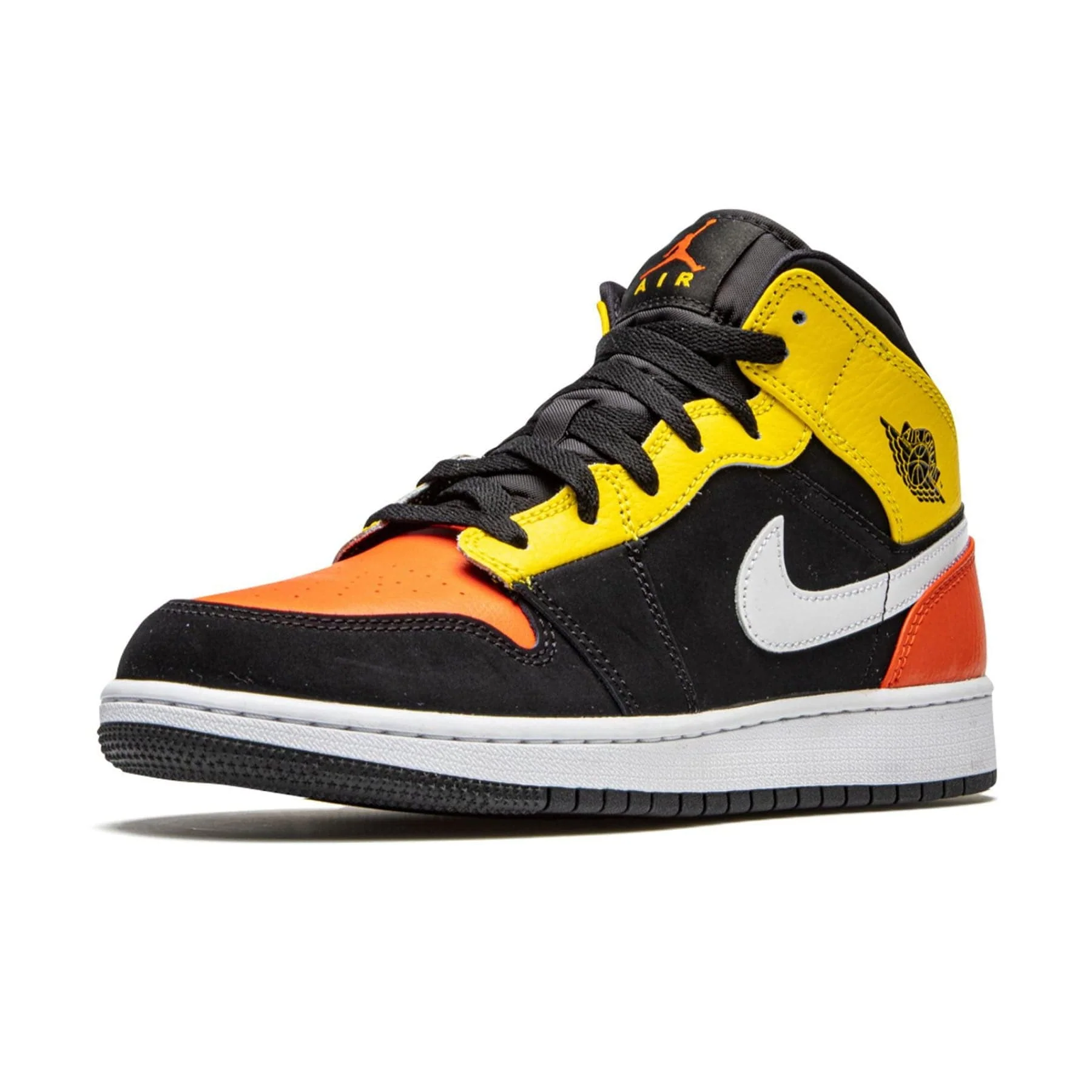 Air Jordan 1 Mid SE GS 'Amarillo Team Orange' - Image 4
