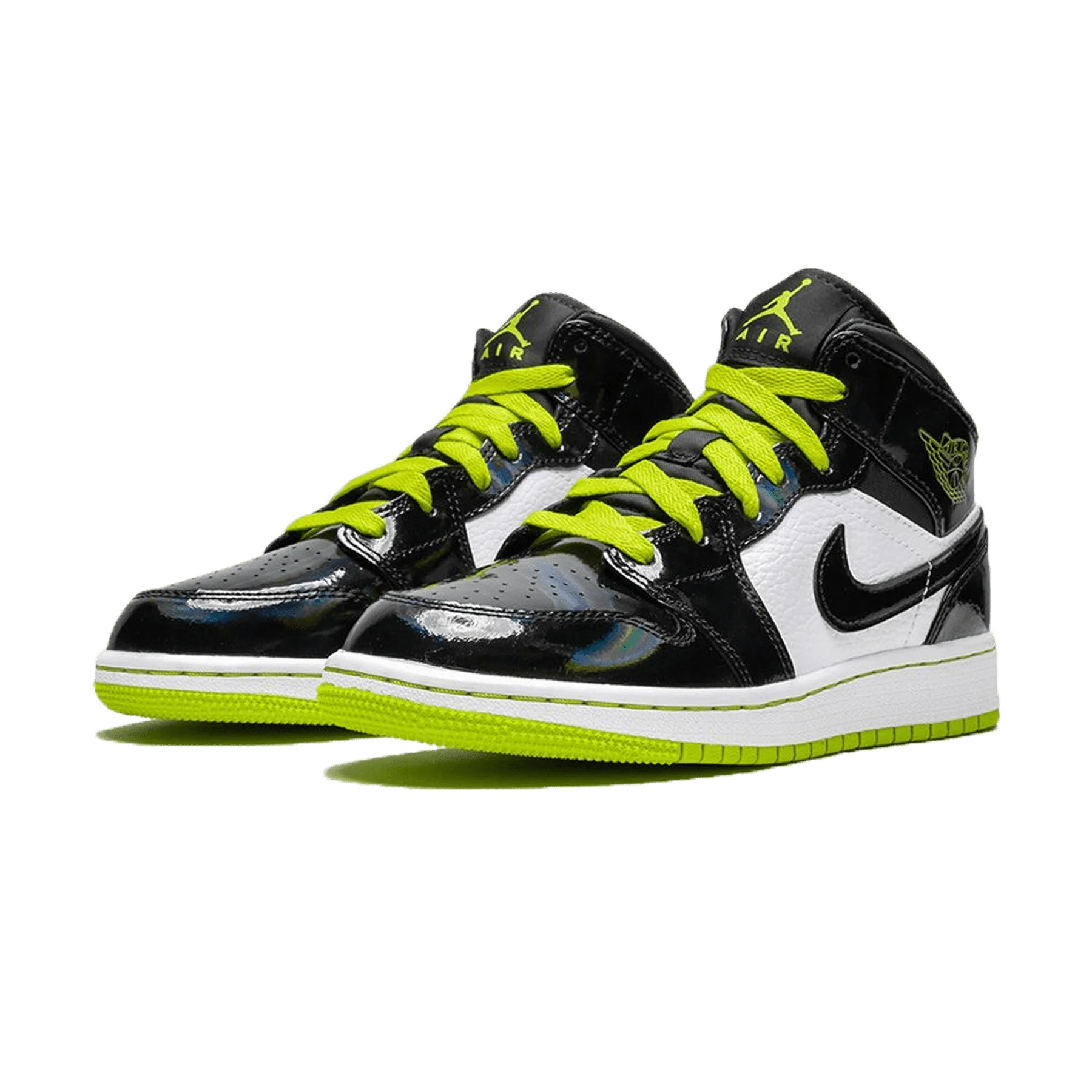 Air Jordan 1 Mid SE GS 'Black Cyber' - Image 2