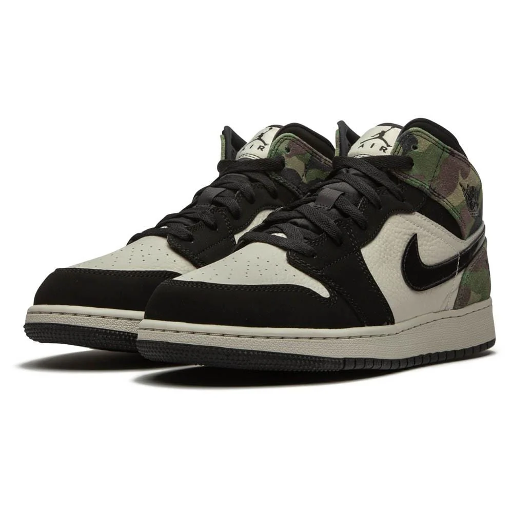Air Jordan 1 Mid SE GS 'Camo' - Image 2
