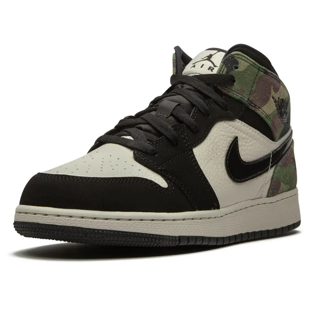 Air Jordan 1 Mid SE GS 'Camo' - Image 4