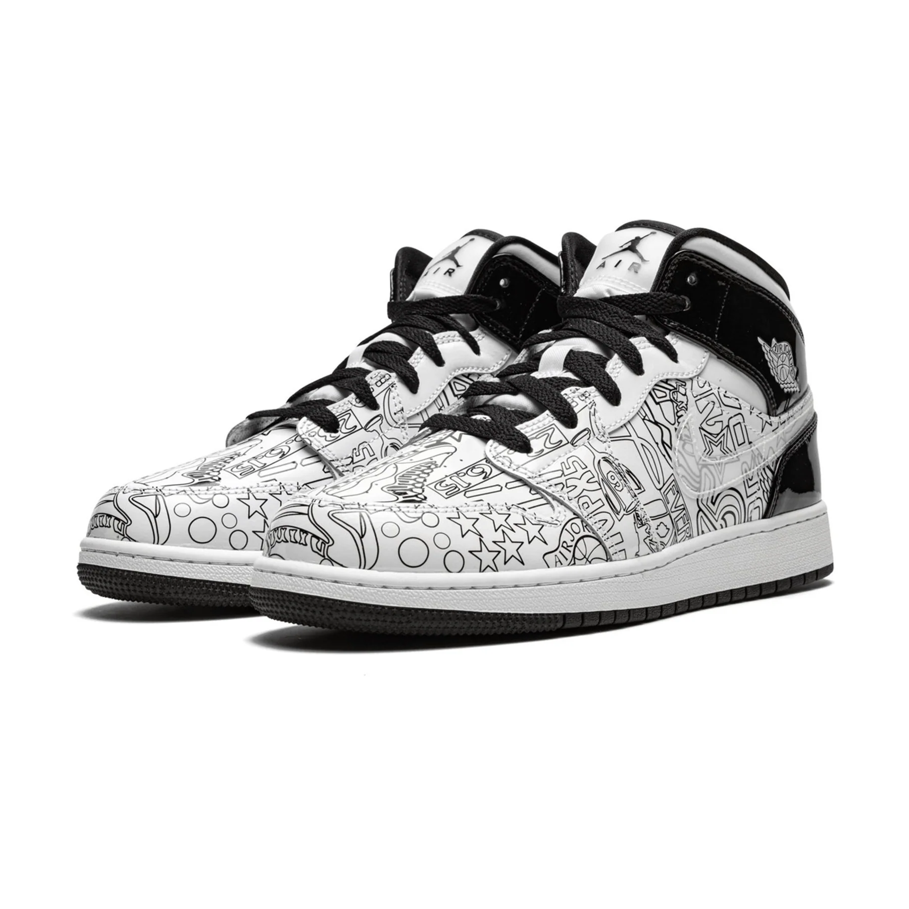 Air Jordan 1 Mid SE GS 'DIY' - Image 2