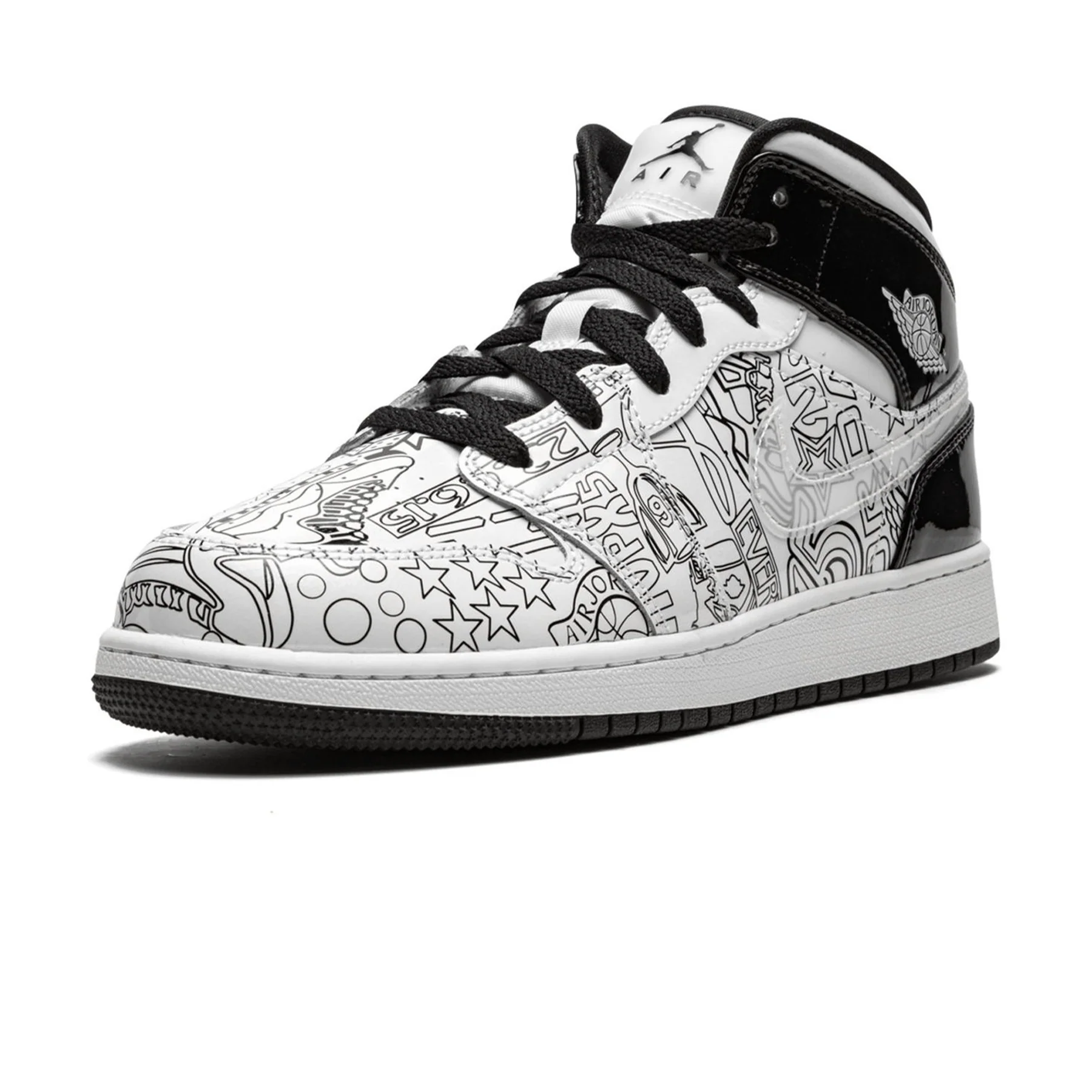 Air Jordan 1 Mid SE GS 'DIY' - Image 4
