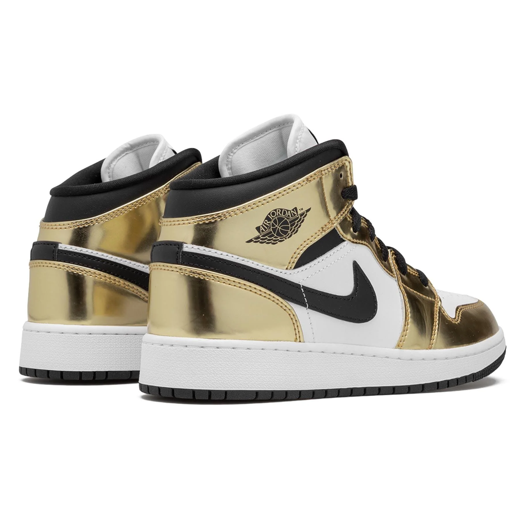 Air Jordan 1 Mid SE GS 'Metallic Gold' - Image 4