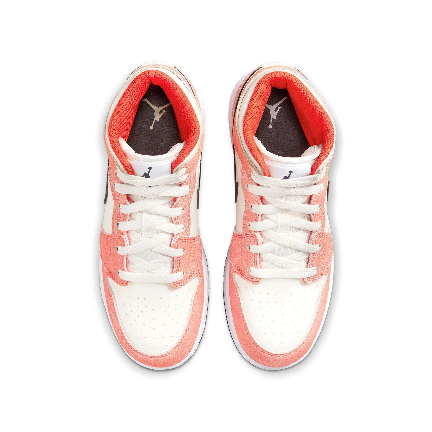Air Jordan 1 Mid SE GS 'Orange Suede' - Image 3