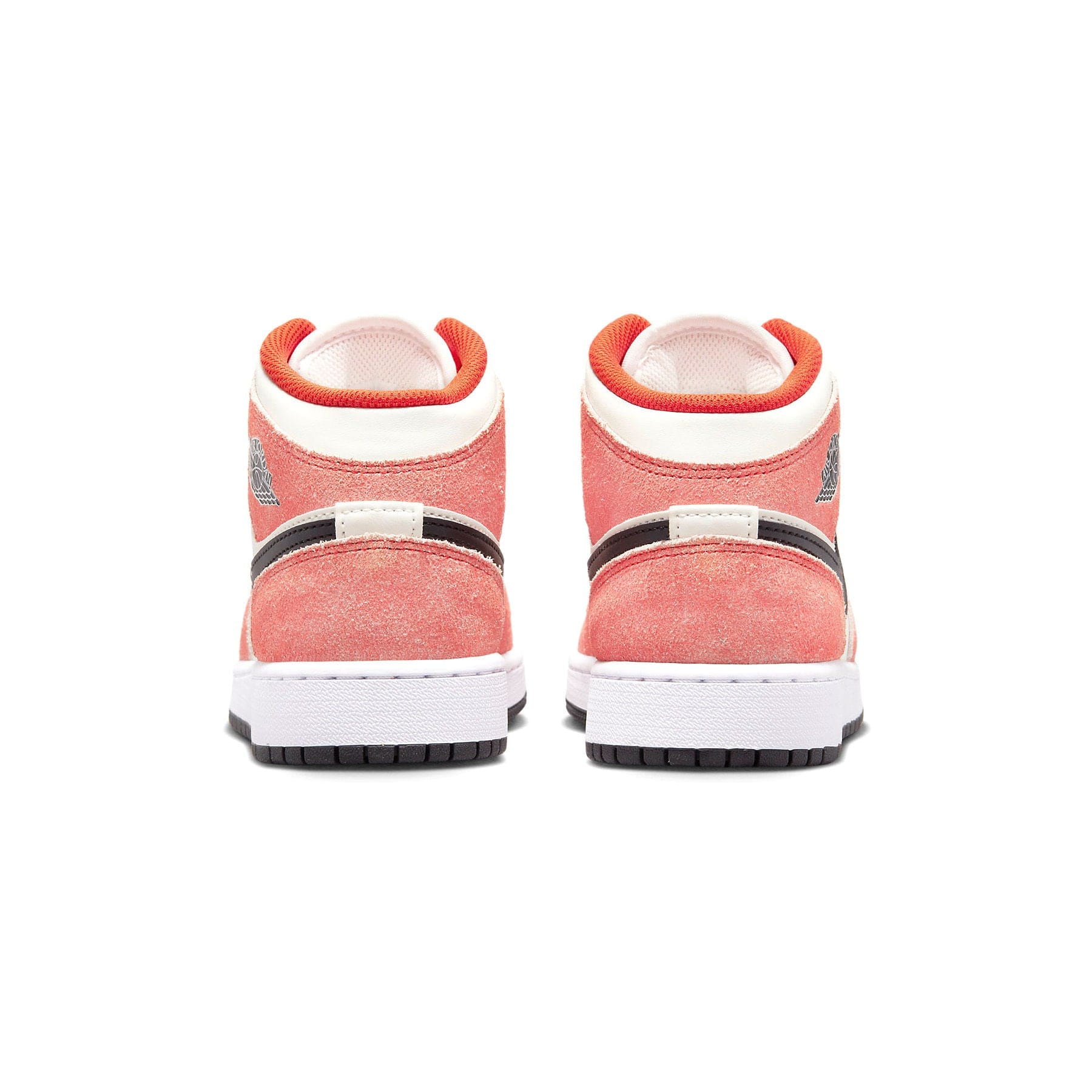 Air Jordan 1 Mid SE GS 'Orange Suede' - Image 4