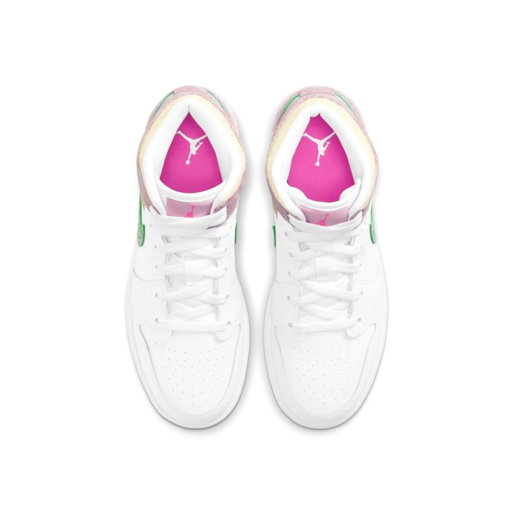 Air Jordan 1 Mid SE GS 'Paint Drip' - Image 3