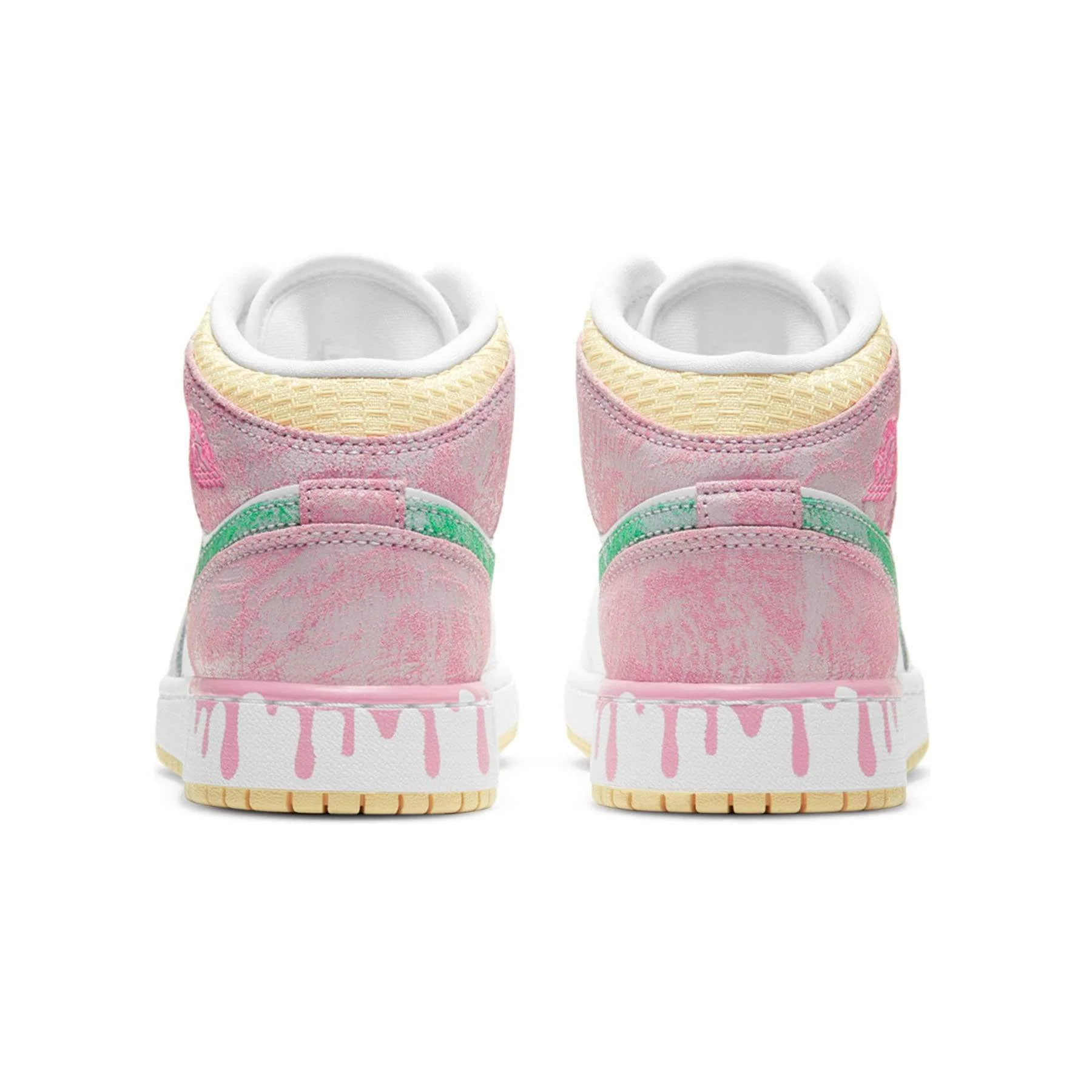 Air Jordan 1 Mid SE GS 'Paint Drip' - Image 5