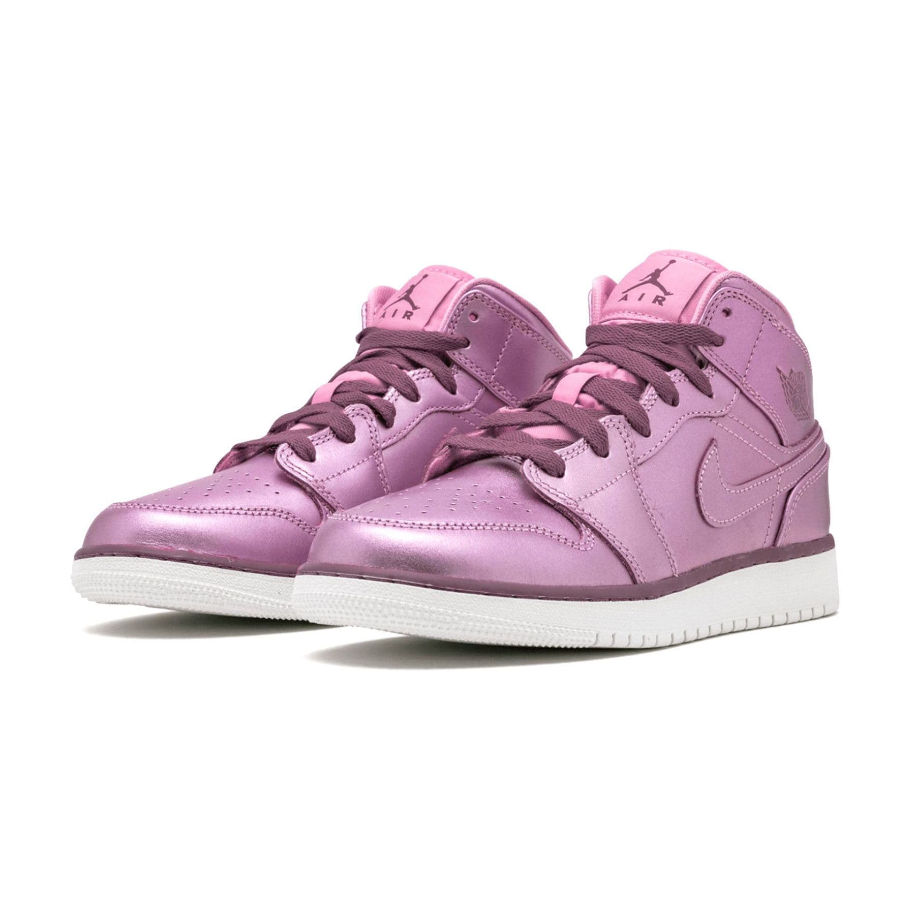 Air Jordan 1 Mid SE GS 'Pink Rose' - Image 2