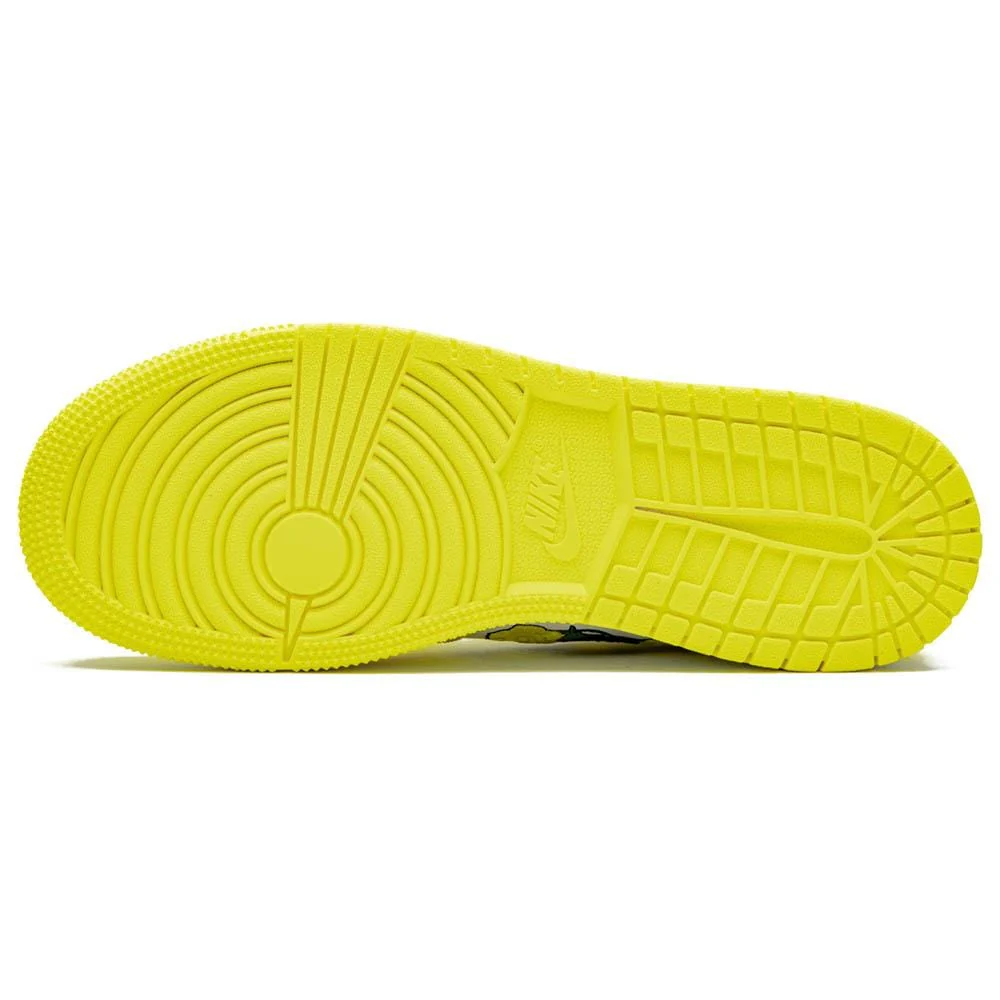 Air Jordan 1 Mid SE GS 'Rose Patch - Dynamic Yellow' - Image 5